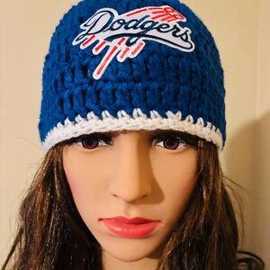 Los Angeles Dodgers Beanie Hat Teen-Adult Handmade